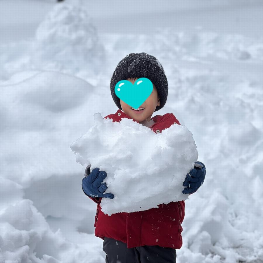 雪遊び