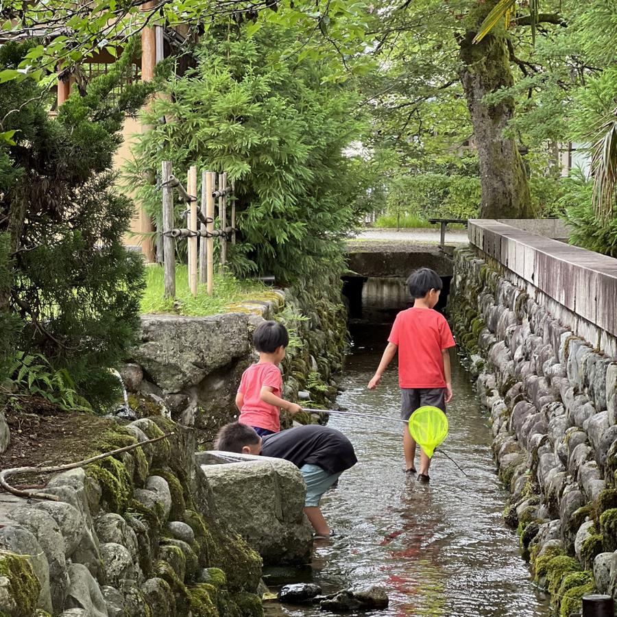 水遊び